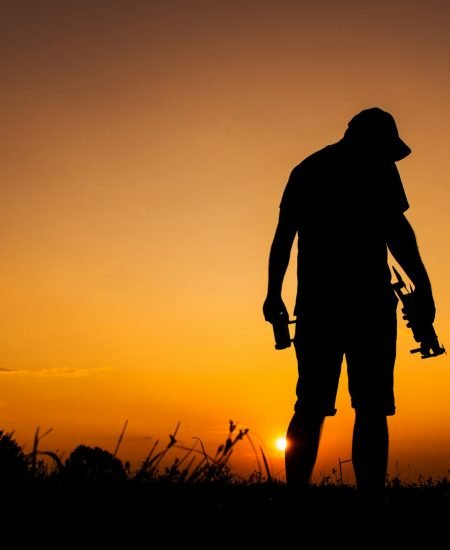 Drone Enthusiasts with Their Aircrafts